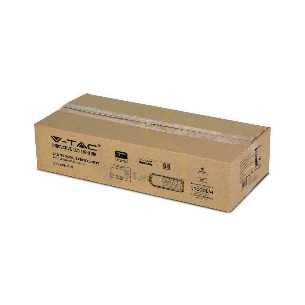 Előadás V-TAC SAMSUNG CHIP LED utcai lámpatest vezérléssel és fényérzékelővel 150W 120Lm/W VT-169ST-S 6500K 16500lm 5 év garancia 5 év garancia V-TAC SAMSUNG CHIP LED utcai lámpatest vezérléssel és fényérzékelővel 150W 120Lm/W VT-169ST-S 6500K 16500lm 5 év garancia 5 év garancia