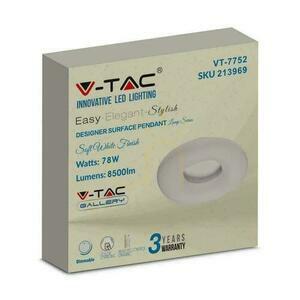 V-TAC 80W LED mennyezeti lámpatest ovális színváltás 75cm Dimmelhető fehér VT-7752-N 2700K-6400K 7300lm 3 év garancia 3 év garancia 4 V-TAC 80W LED mennyezeti lámpatest ovális színváltás 75cm Dimmelhető fehér VT-7752-N 2700K-6400K 7300lm 3 év garancia 3 év garancia small 4