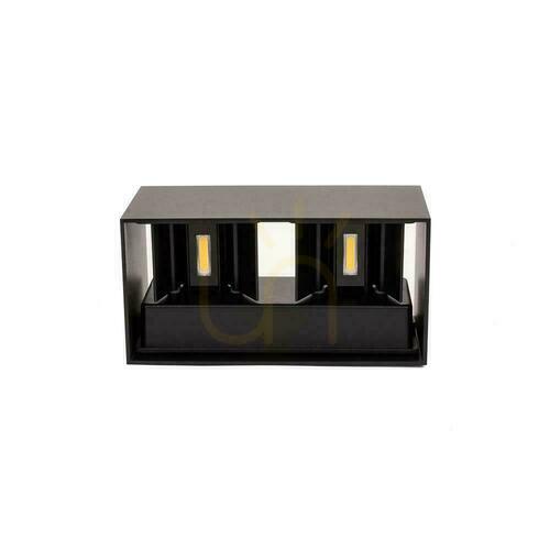 Jelölje be V-TAC 24W LED fali lámpatest Felső alsó IP65 Fekete VT-8125-B-N 3000K 2720lm.