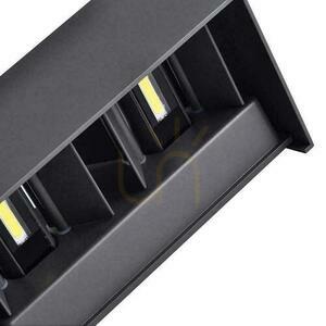 V-TAC 24W LED fali lámpatest Felső alsó IP65 Fekete VT-8125-B-N 4000K 2720lm. small 2