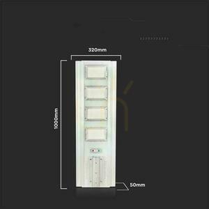 V-TAC Solar LED utcai lámpatest 50W mozgásérzékelővel, távirányítóval VT-40401ST 4000K 4300lm small 3