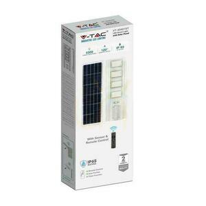V-TAC Solar LED utcai lámpatest 50W mozgásérzékelővel, távirányítóval VT-40401ST 6500K 4300lm small 2