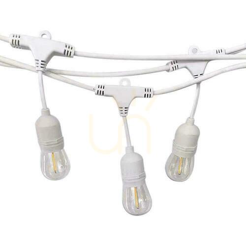 Jelölje be Kerti füzér V-TAC fehér 15 méter 15 lámpatest E27 gumi+aljzat IP54 VT-713 VT-713