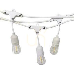 Kerti füzér V-TAC fehér 15 méter 15 lámpatest E27 gumi+aljzat IP54 VT-713 VT-713 small 0