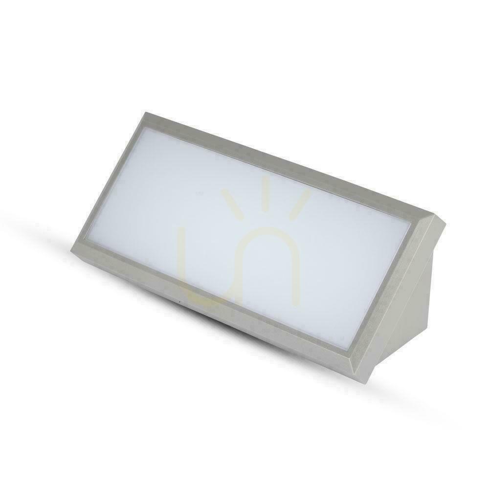Kilátás V-TAC 12W LED ferde szürke IP65 VT-8054-N 3000K 1250lm fali lámpatest. V-TAC 12W LED ferde szürke IP65 VT-8054-N 3000K 1250lm fali lámpatest.