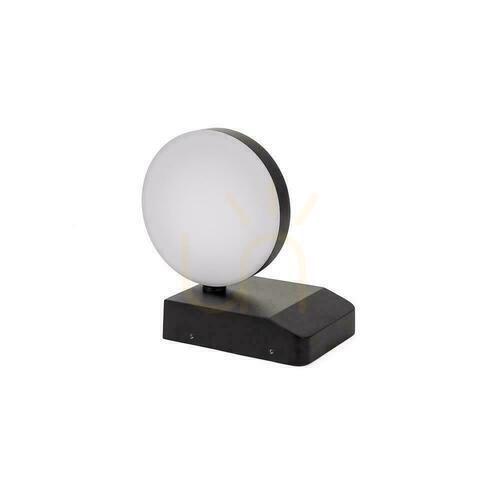 Jelölje be V-TAC 17W LED projektoros homlokzati lámpatest kerek fekete IP65 VT-11020 3000K 2520lm.