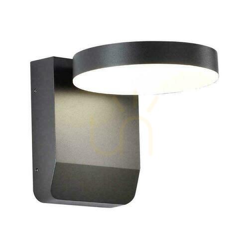 Jelölje be V-TAC 17W LED projektoros homlokzati lámpatest kerek fekete IP65 VT-11020 3000K 2520lm.