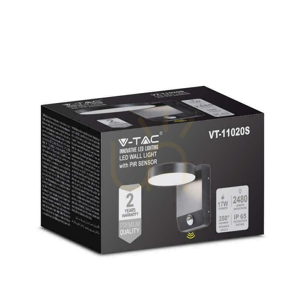 Jelölje be V-TAC 17W LED mozgásérzékelő kerek fekete IP65 VT-11020S 3000K 2520lm V-TAC 17W LED mozgásérzékelő kerek fekete IP65 VT-11020S 3000K 2520lm V-TAC 17W LED mozgásérzékelő kerek fekete IP65 VT-11020S 3000K 2520lm V-TAC 17W LED mozgásérzékelő kerek fekete IP65 VT-11020S 3000K 2520lm