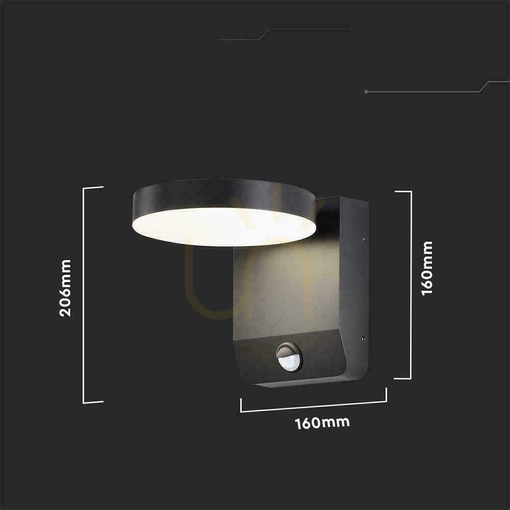 Kilátás V-TAC 17W LED mozgásérzékelő kerek fekete IP65 VT-11020S 3000K 2520lm V-TAC 17W LED mozgásérzékelő kerek fekete IP65 VT-11020S 3000K 2520lm V-TAC 17W LED mozgásérzékelő kerek fekete IP65 VT-11020S 3000K 2520lm V-TAC 17W LED mozgásérzékelő kerek fekete IP65 VT-11020S 3000K 2520lm