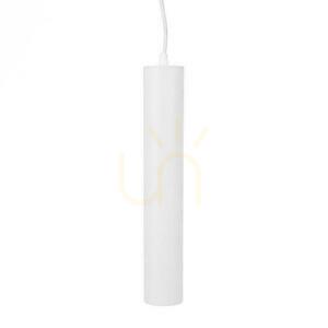 V-TAC VT-976-500-W függőlámpa, fehér alumínium csőtest 50 cm, 1×GU10 small 2