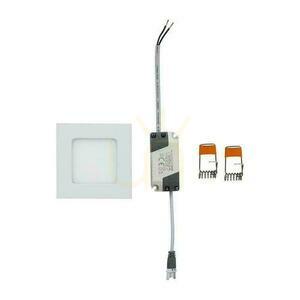 V-TAC prémium LED-es downlight panel 3W négyzet alakú 84x84 VT-307 3000K 130lm small 3