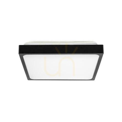 Jelölje be Plafond V-TAC 18W LED négyzet IP44 23x23cm Fekete VT-8618B-SQ 4000K 1800lm
