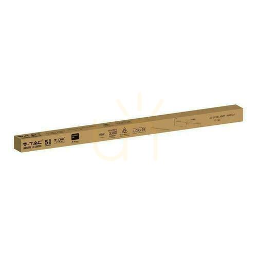Jelölje be V-TAC LED lineáris felszíni SAMSUNG CHIP 40W fehér UGR<19 DIMM VT-7-46 4000K 3400lm 5 év garancia 5 év garancia