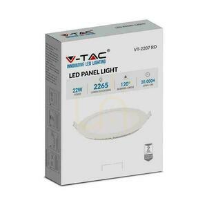 V-TAC prémium LED-es lámpatest 22W kerek fi240 VT-2207RD-N 4000K 2265lm. 4 V-TAC prémium LED-es lámpatest 22W kerek fi240 VT-2207RD-N 4000K 2265lm. small 4