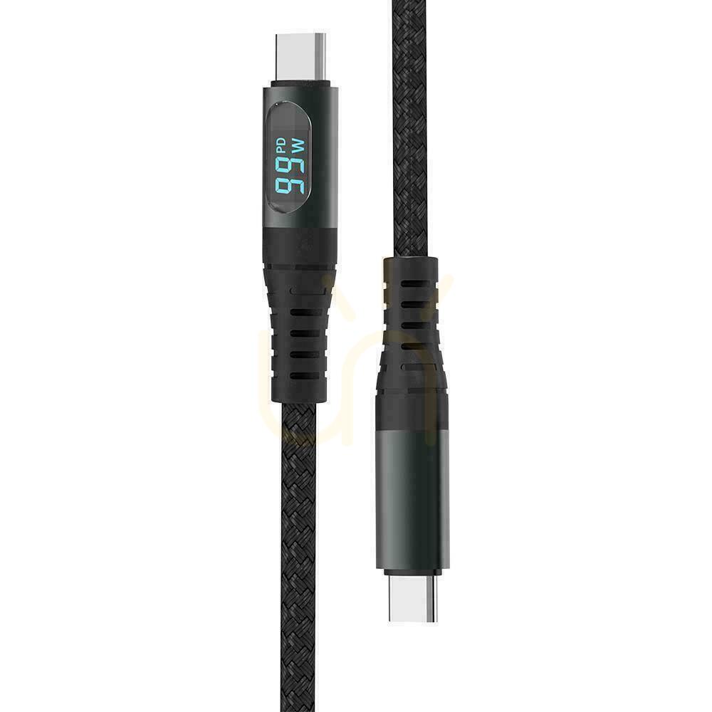 Jelölje be V-TAC VT-5303 USB-C–USB-C kábel fekete 1 m 100 W V-TAC VT-5303 USB-C–USB-C kábel fekete 1 m 100 W