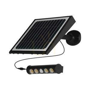 Napelemes projektor 8W LED fekete 8in1 mozgásérzékelő IP65 V-TAC VT-11108 4000K 950lm small 3