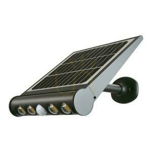 Napelemes projektor 8W LED fekete 8in1 mozgásérzékelő IP65 V-TAC VT-11108 4000K 950lm small 0