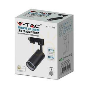 GU10 V-TAC Rail System 3F lámpatest fekete VT-11016-B small 2