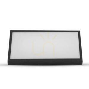 V-TAC 20W LED ferde fali lámpatest Fekete IP65 VT-8055 3000K 2045lm small 3