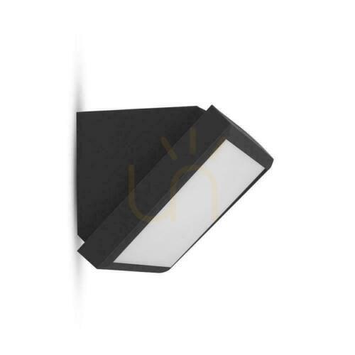 Jelölje be V-TAC 20W LED ferde fali lámpatest Fekete IP65 VT-8055 3000K 2045lm