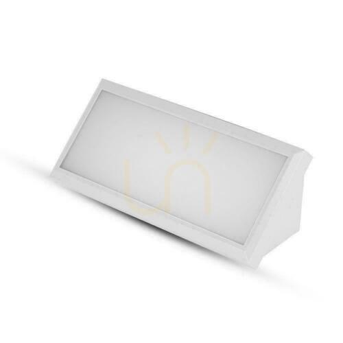 Jelölje be V-TAC 12W LED ferde fali lámpatest fehér IP65 VT-8054 3000K 1250lm.