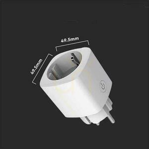 V-TAC SMART Plug 16A 3680W WiFi Amazon Alexa Google Home VT-5172 intelligens aljzat. small 4