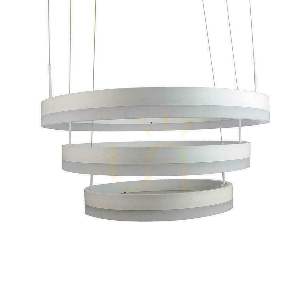 Kilátás LED V-TAC 82W Soft Light csillár függő lámpatest Dimmelhető fehér VT-82-3-W-N 3000K 4550lm 3 év garancia 3 év garancia LED V-TAC 82W Soft Light csillár függő lámpatest Dimmelhető fehér VT-82-3-W-N 3000K 4550lm 3 év garancia 3 év garancia
