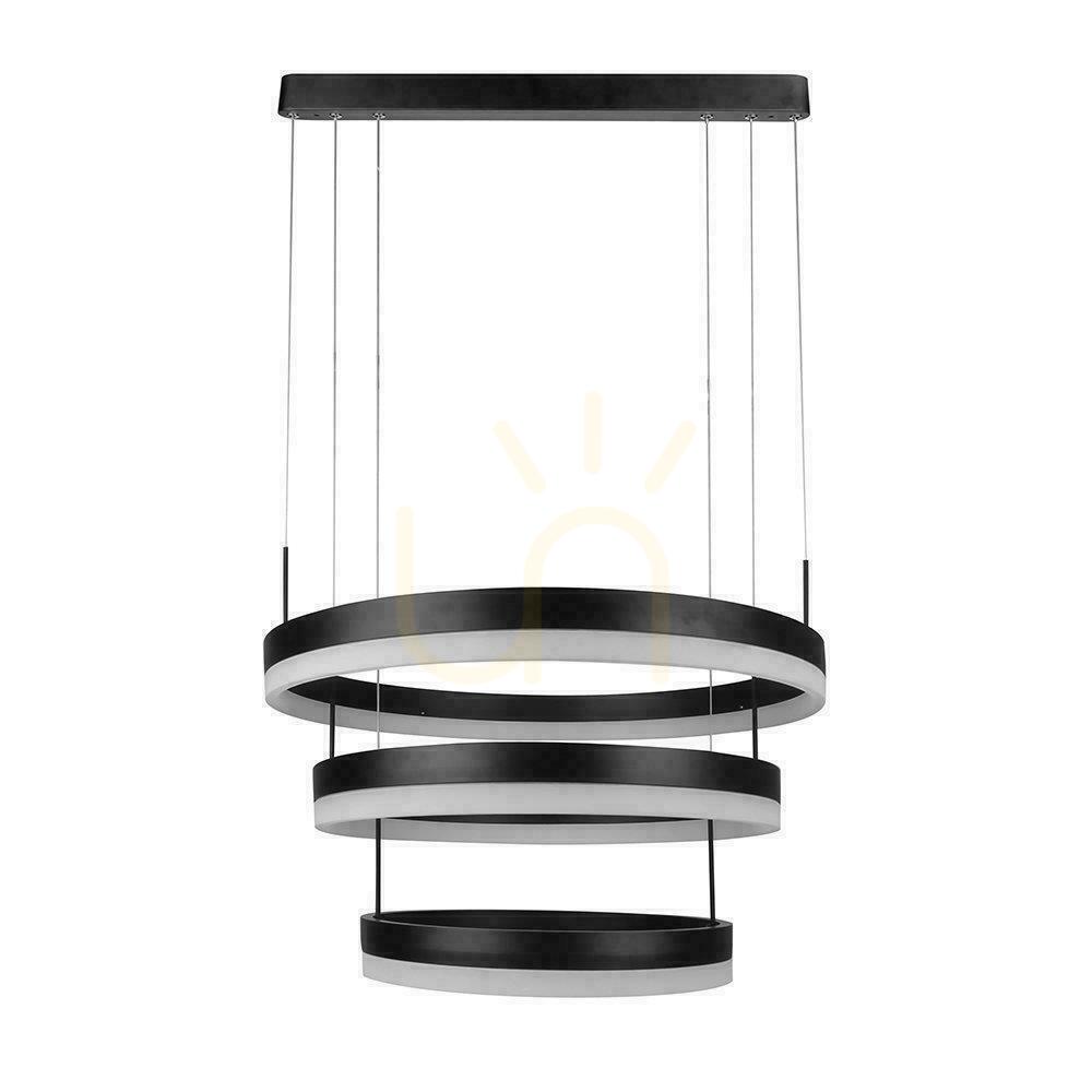 Jelölje be V-TAC 82W Soft Light csillár függő LED-es lámpatest Dimmelhető fekete VT-82-3-B-N 3000K 4550lm 3 év garancia 3 év garancia V-TAC 82W Soft Light csillár függő LED-es lámpatest Dimmelhető fekete VT-82-3-B-N 3000K 4550lm 3 év garancia 3 év garancia