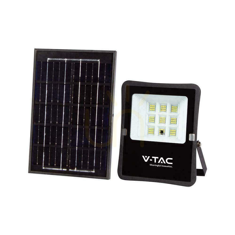 Jelölje be V-TAC 6W-os napelemes LED projektor távirányító, AUTO, időzítő IP65 VT-55050 6400K 400lm V-TAC 6W-os napelemes LED projektor távirányító, AUTO, időzítő IP65 VT-55050 6400K 400lm