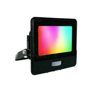 LED projektor WiFi V-TAC 20W mozgásérzékelő fekete SMART MUFa Amazon Alexa Google Home VT-5192S RGB+3000K-6500K 1500lm RGB+3000K-6500K 1500lm small 0