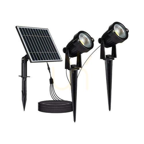 Jelölje be LED V-TAC napelemes kerti földi lámpatest készlet 2x1.2W IP65 VT-11031 3000K 90lm 3 év garancia 3 év garancia