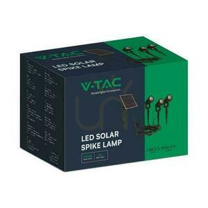 LED V-TAC napelemes kerti földi lámpatest készlet 3x1.2W IP65 VT-11032 3000K 50lm 3 év garancia 3 év garancia 1 LED V-TAC napelemes kerti földi lámpatest készlet 3x1.2W IP65 VT-11032 3000K 50lm 3 év garancia 3 év garancia small 1