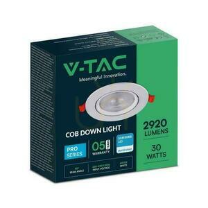 V-TAC LED Downlight SAMSUNG CHIP 30W Mozgó VT-2-30 lámpatest 6500K 2920lm 5 év garancia 4 V-TAC LED Downlight SAMSUNG CHIP 30W Mozgó VT-2-30 lámpatest 6500K 2920lm 5 év garancia small 4