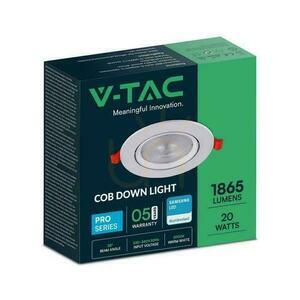 V-TAC LED Downlight SAMSUNG CHIP 20W Moving VT-2-20 4000K 1830lm 5 év garancia. 4 V-TAC LED Downlight SAMSUNG CHIP 20W Moving VT-2-20 4000K 1830lm 5 év garancia. small 4