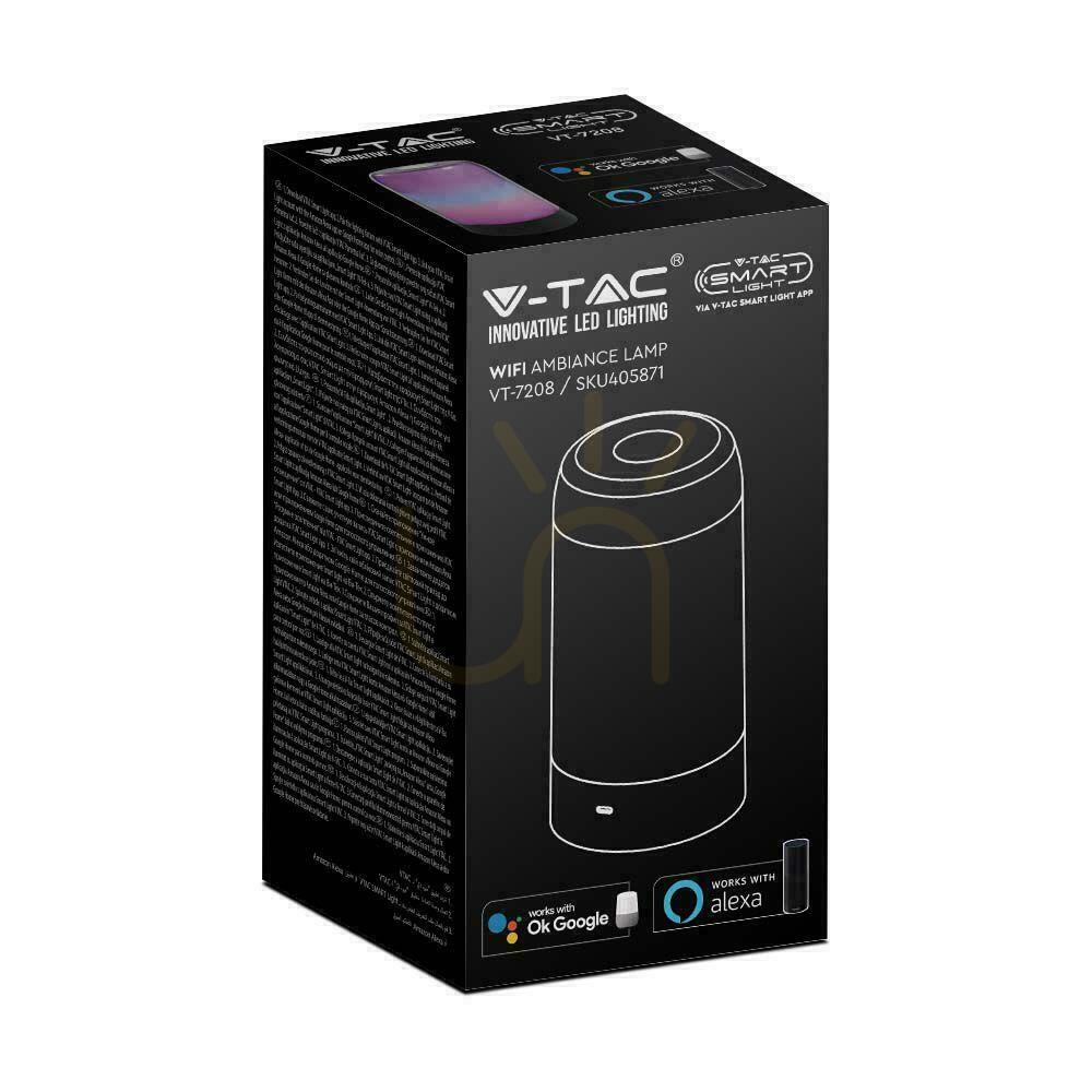 Előnézet V-TAC 8W SMART LIFE TUYA Alexa Google Home VT-7208 LED éjszakai világítótest. V-TAC 8W SMART LIFE TUYA Alexa Google Home VT-7208 LED éjszakai világítótest.