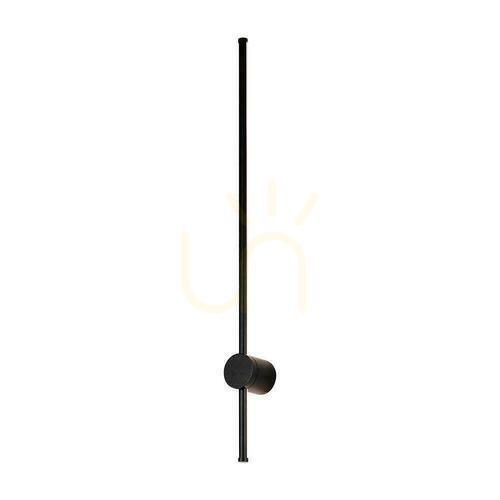 Jelölje be LED V-TAC 12W IP65 Fekete 63cm VT-11112 4000K 1590lm Falra szerelhető.