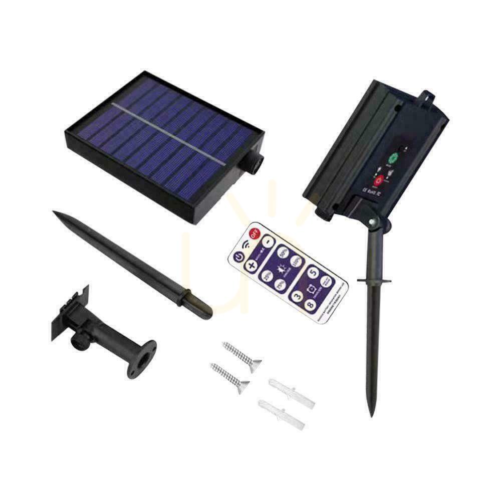 Kilátás Solar Garden Girland távirányítóval V-TAC 12 méter 10 izzó 0,5W IP44 VT-70512 3000K 300lm Solar Garden Girland távirányítóval V-TAC 12 méter 10 izzó 0,5W IP44 VT-70512 3000K 300lm