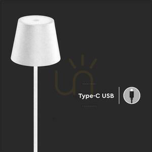 V-TAC 4W LED állólámpa fehér IP54 újratölthető VT-7544-W 3000K 300lm. 9 V-TAC 4W LED állólámpa fehér IP54 újratölthető VT-7544-W 3000K 300lm. small 9
