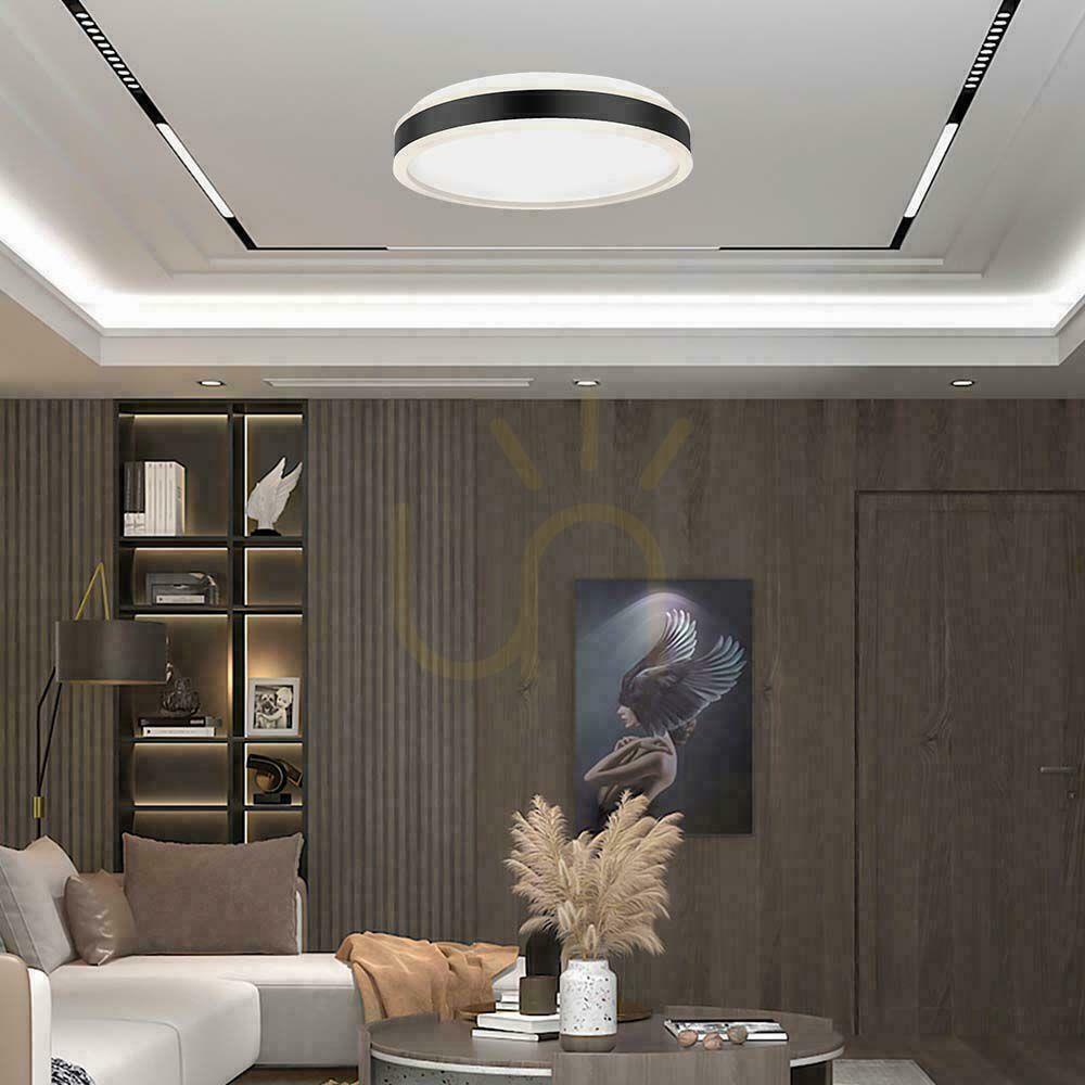 Kijelző Plafond V-TAC 42W LED TRIAC 3in1 Fekete kerek fi.50cm VT-7758-B 4000K 4400lm Plafond V-TAC 42W LED TRIAC 3in1 Fekete kerek fi.50cm VT-7758-B 4000K 4400lm