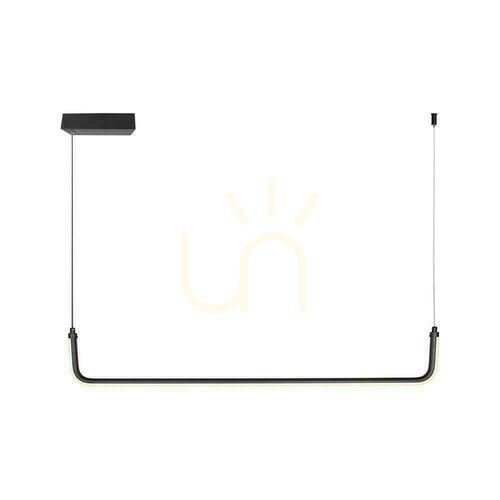 Jelölje be V-TAC 12W LED függesztett lámpatest fekete VT-7769 4000K 1200lm