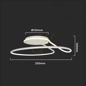 V-TAC VT-7784 fehér LED mennyezeti lámpatest 24 W 4000 K 25 cm small 1