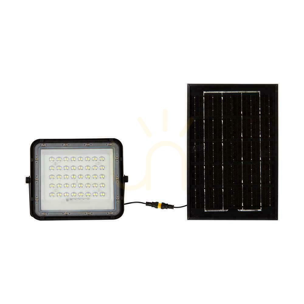 Jelölje be V-TAC 6W-os napelemes LED projektor távirányító, AUTO, időzítő, IP65 Fekete VT-40W 6400K 400lm V-TAC 6W-os napelemes LED projektor távirányító, AUTO, időzítő, IP65 Fekete VT-40W 6400K 400lm