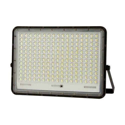 Jelölje be V-TAC 30W-os napelemes LED projektor távirányító, AUTO, időzítő, IP65 Fekete VT-240W 6400K 2600lm