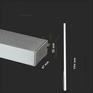 V-TAC LED lineáris SAMSUNG CHIP 40W függő szürke 120cm VT-7-40-S-N 6500K 3300lm 5 év garancia small 6