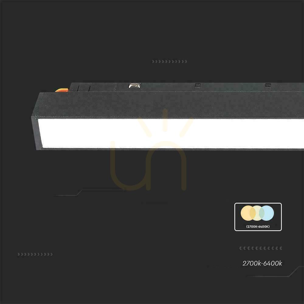 Előadás SMART 48V V-TAC 12W LED CCT 90st SMART WiFi TRACKLIGHT busz lámpatest Fekete VT-3612 2700K-6400K 1200lm 3 év garancia 3 év garancia SMART 48V V-TAC 12W LED CCT 90st SMART WiFi TRACKLIGHT busz lámpatest Fekete VT-3612 2700K-6400K 1200lm 3 év garancia 3 év garancia
