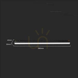 SMART 48V V-TAC 20W LED CCT 90st SMART WiFi TRACKLIGHT busz lámpatest Fekete VT-3620 2700K-6400K 2100lm 3 év garancia 3 év garancia small 5
