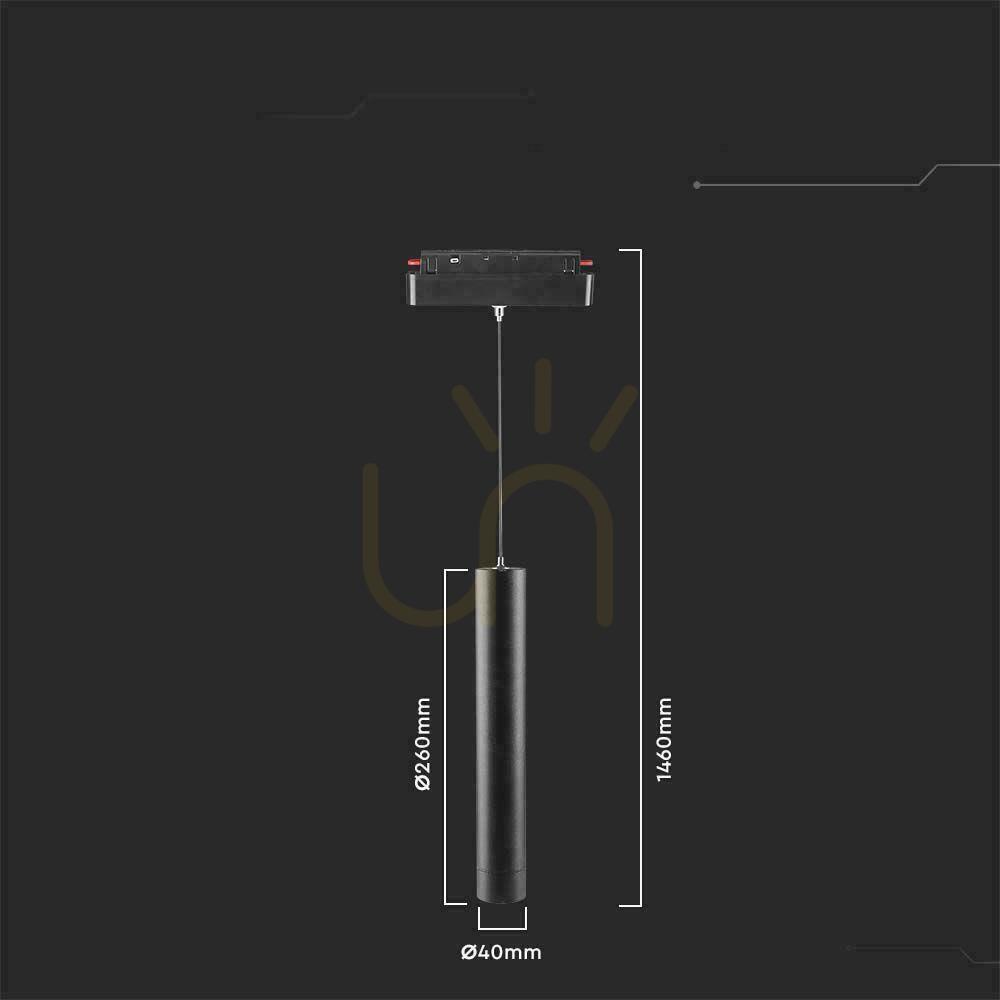 Kilátás SMART 48V V-TAC 8W LED CCT 30st SMART WiFi TRACKLIGHT projektoros lámpatest Fekete VT-908D 2700K-6400K 700lm 3 év garancia 3 év garancia SMART 48V V-TAC 8W LED CCT 30st SMART WiFi TRACKLIGHT projektoros lámpatest Fekete VT-908D 2700K-6400K 700lm 3 év garancia 3 év garancia