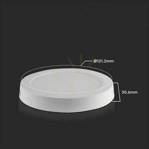 V-TAC felszíni LED Panel Premium Downlight 6W kerek fi120 VT-60006 6500K 660lm. small 2
