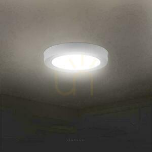 V-TAC felszíni LED Panel Premium Downlight 6W kerek fi120 VT-60006 6500K 660lm. small 4