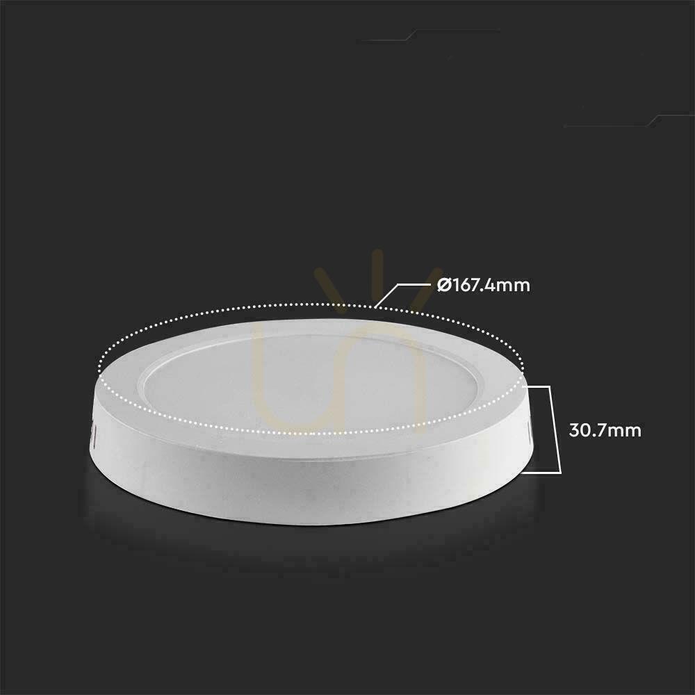 Előnézet V-TAC felszíni LED Panel Premium Downlight 12W Round fi170 VT-60012 4000K 1200lm. V-TAC felszíni LED Panel Premium Downlight 12W Round fi170 VT-60012 4000K 1200lm.